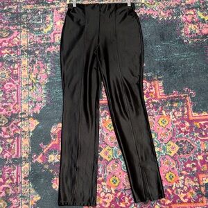 H&M Black Satin Trousers